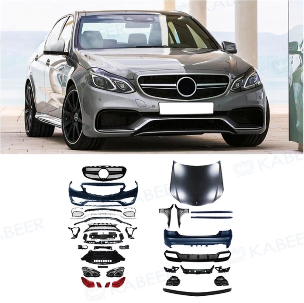 Kabeer Modify Project for Benz W212  Car Upgrade To  Bumper Headlight  Tail Light Body Kit