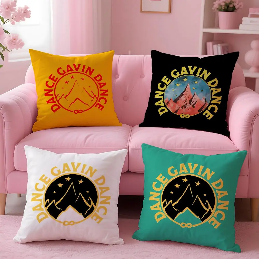 rock Dance Gavin Dance Cushion Cover Cushion Cover Set 4Pcs 50x50 45x45 40x40 Pillowcase Decorative Sofa Home Decor