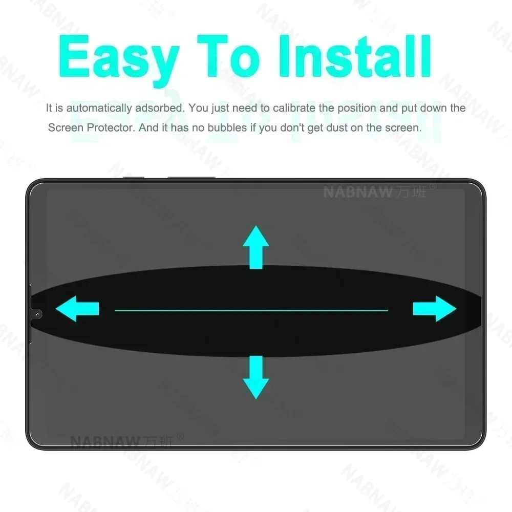 2 แพ็ค HD Scratch Proof Screen Protector กระจกนิรภัยสําหรับ Samsung Galaxy Tab A9 8.7 นิ้ว SM-X110 SM-X115 น้ํามันเคลือบฟิล์ม