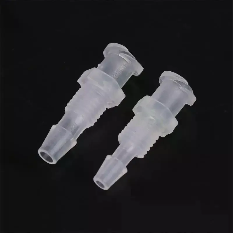 Luer Lock Adapter Straight Through Plate PP Plastic Air Valve Pipe Subpackaging Instrument Syringe Air Tube Adapter