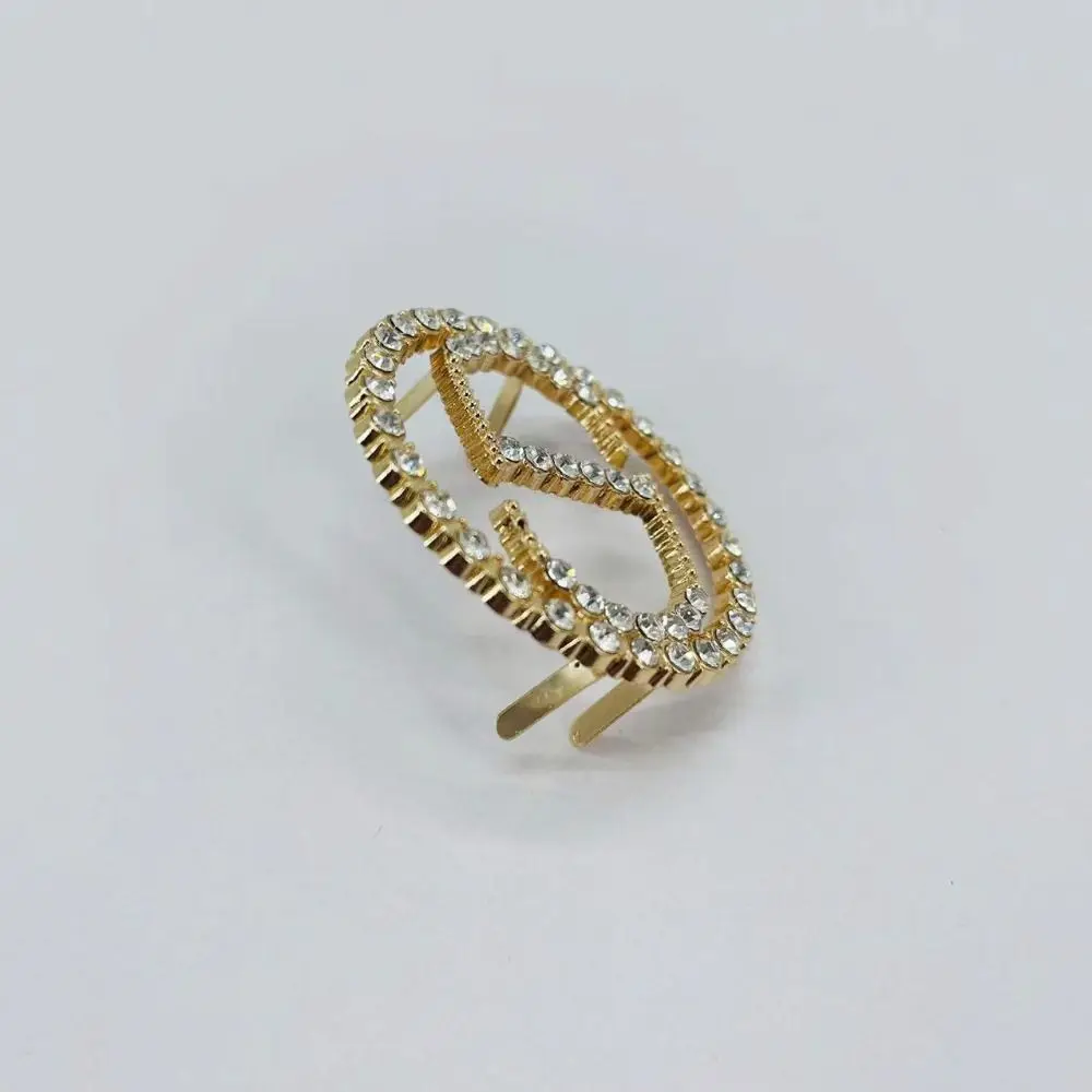 ファッションラインストーンメタルバックルクラスプクラフト DIY 織バッグ財布帽子装飾バッグペンダント装飾