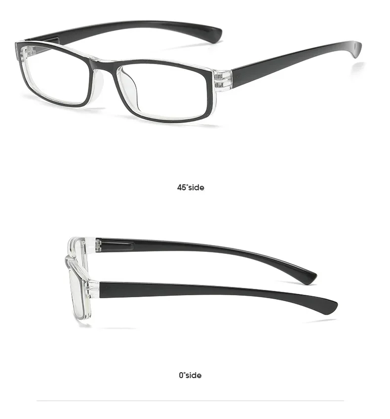 1,0 ~ 4,0 Farbverlaufs-Lesebrillengestell, Anti-Blaulicht-Brille, bequeme und leichte Lesebrille und Zubehör – Detail 21