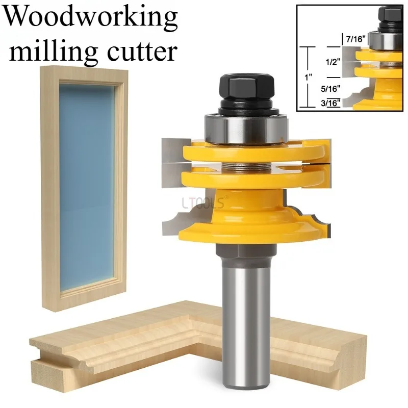 

Деревообрабатывающие фрезы и врезные и шиповые фрезы, используемые для изготовления шкафов и проектов по резьбе по деревянной двери.