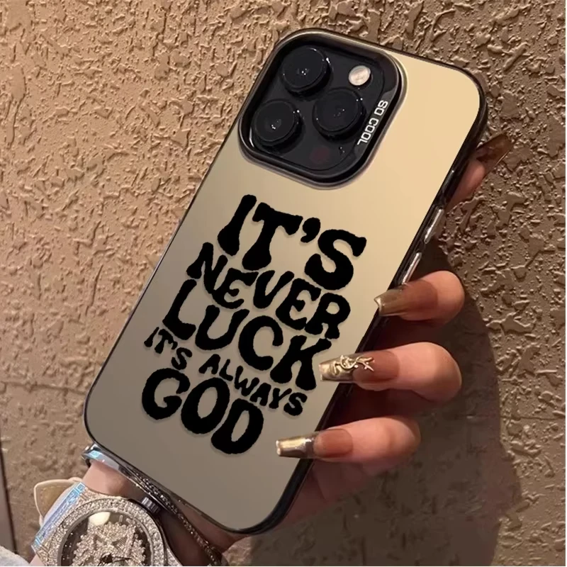 English Letter Aesthetic Phone Case For iPhone 17 Air 16e 16 Pro Max 15 14 Plus 13 12 Mini 11 Pro Shockproof Silicone Back Cover