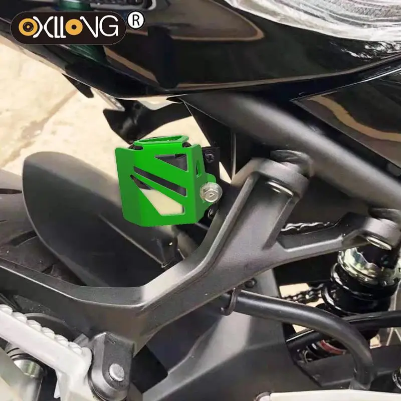 

For Kawasaki Ninja 400 650 300 250 250R Ninja H2 ZX14R ZX10R ZX6R Motorcycle Accessories Rear Brake Fluid Reservoir Cap Cover