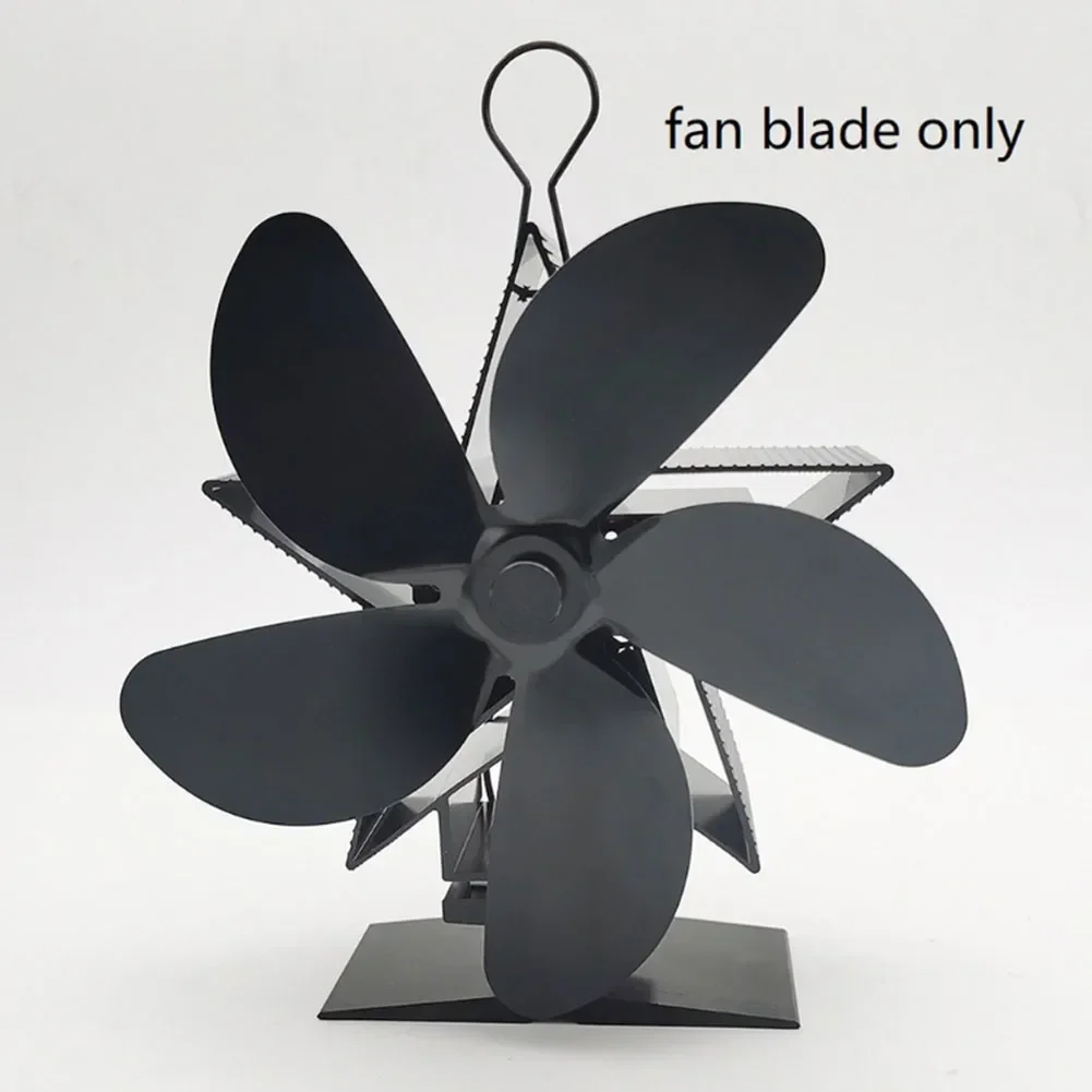 Durable High Quality Brand New Fireplace Fan Blade Wood Stove Fan Environmental Protection Low Noise Replacement