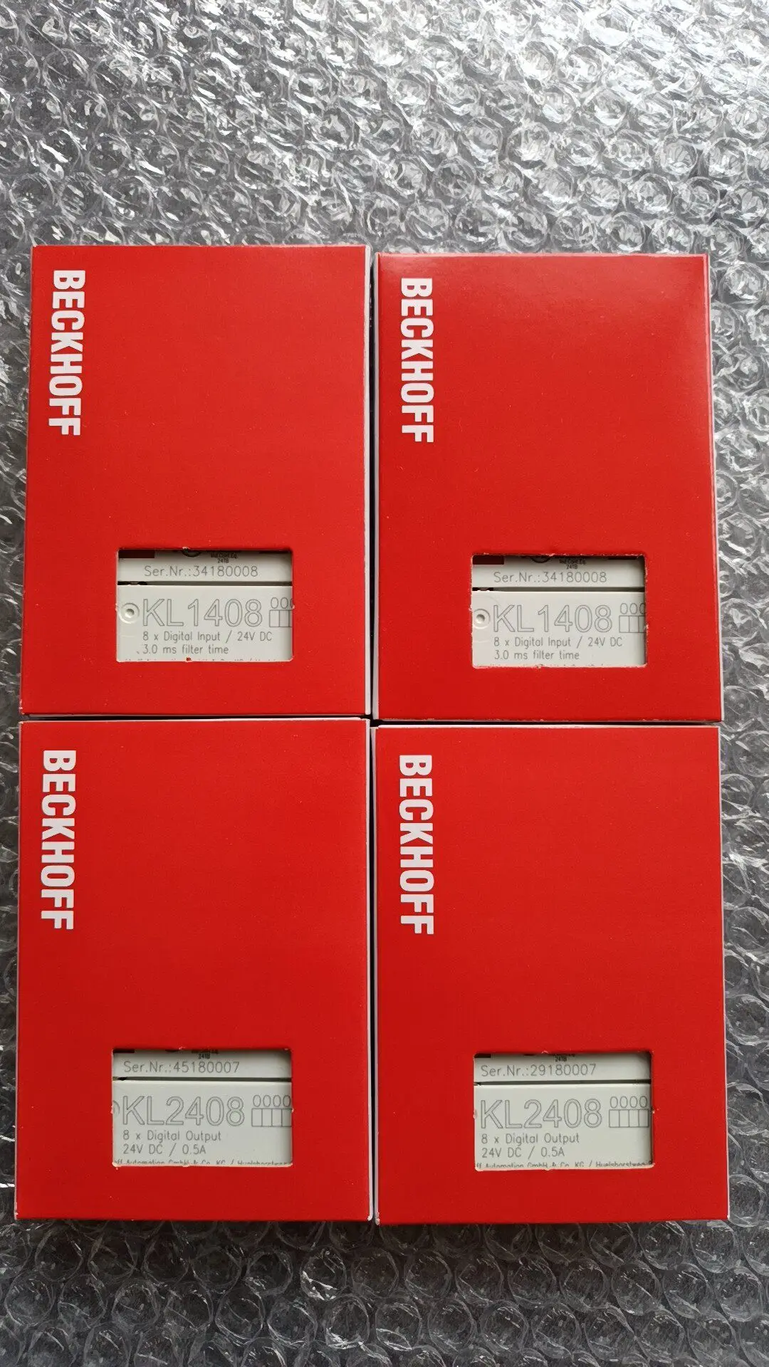 Beckhoff module KL1408 KL2408 original and genuine