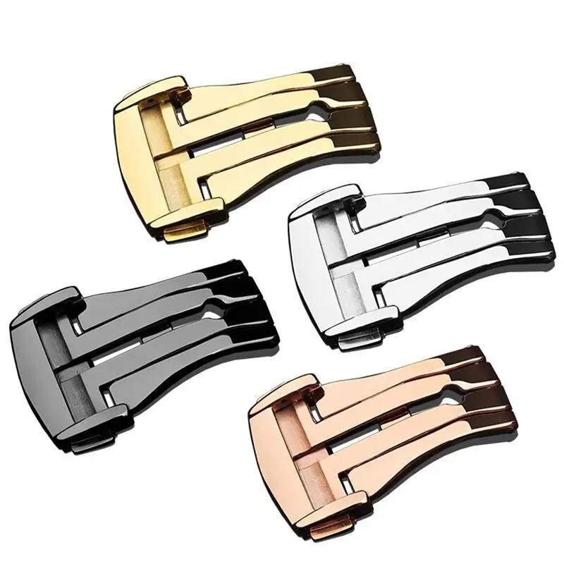 SCHIK For Omega Strap Buckle Stainless Steel Folding Buckle Belt Folding Buckle