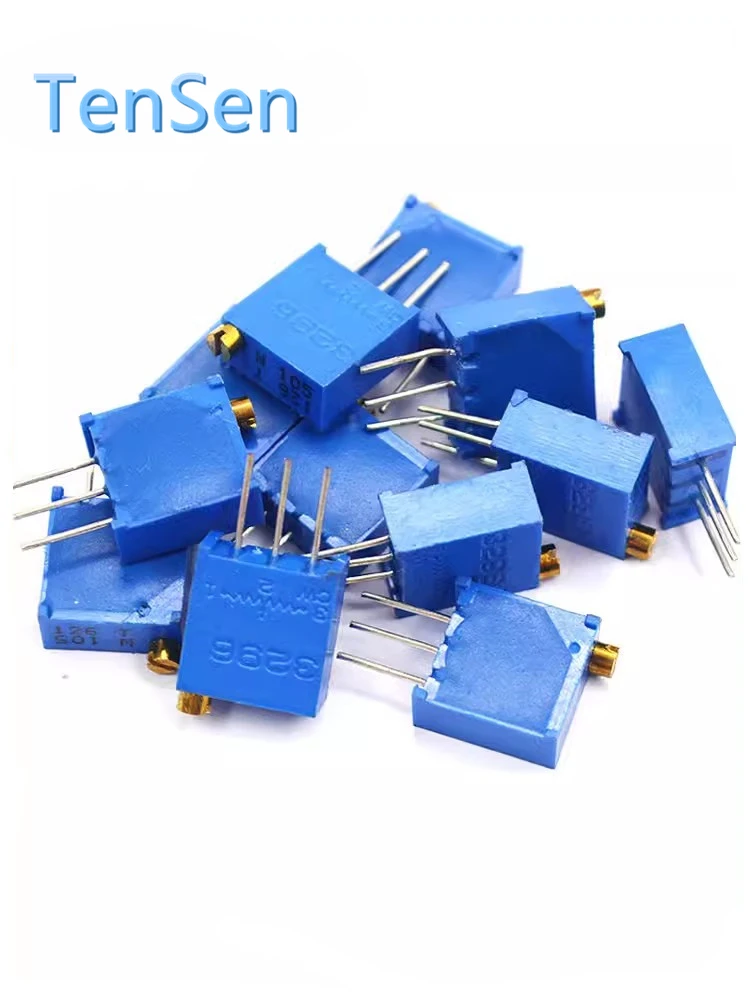 10PCS 3296W potentiometer precision adjustable resistance multi-turn 103 503 100R 200R 1K 2K 5K 10K 100K Trimmer Potentiometer