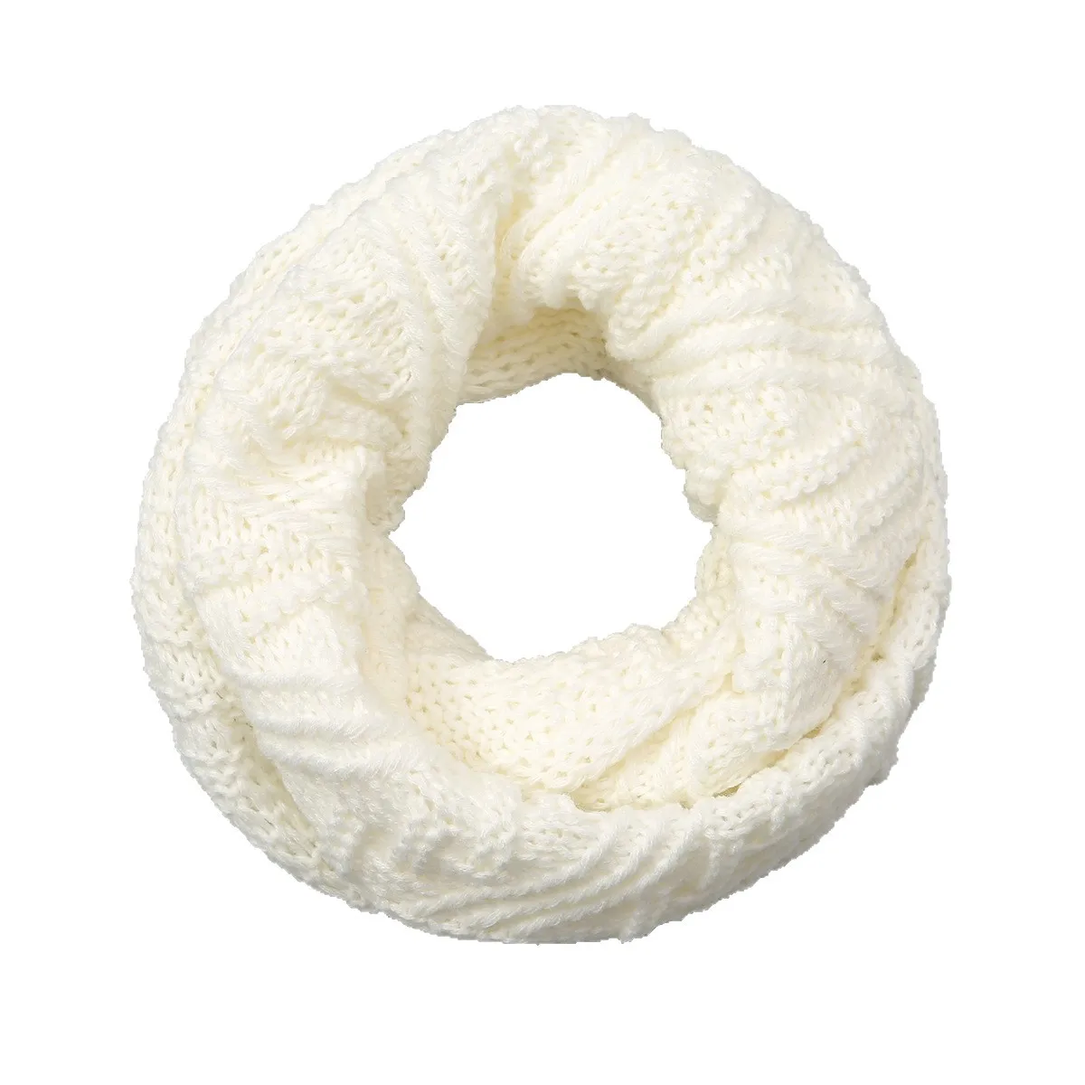 Sciarpa in tinta unita lavorata a maglia di nuova moda Versione coreana Semplice lana antivento originale Calda e versatile per uomini e donne Lo stesso stile