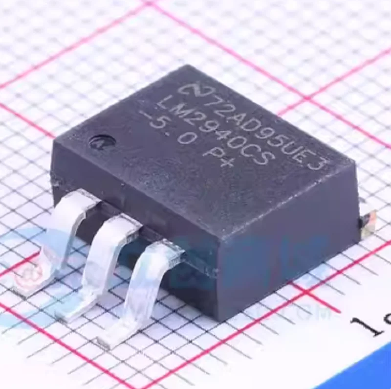 Integrated Circuits (ICs) LM2940CSX-5.0/NOPB Linear Voltage Regulator IC Positive Fixed 1 Output 1A TO-263 (DDPAK-3)