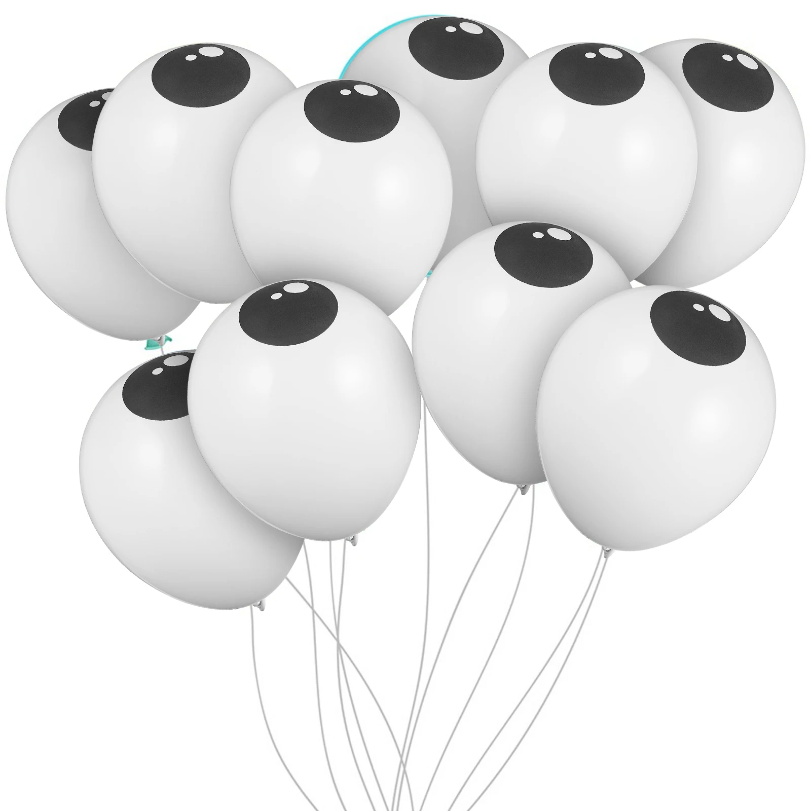 

100Pcs Eyeball Balloons Latex Halloween Party Balloons Scary Decoration for Home Bar Club Halloween Party Decor