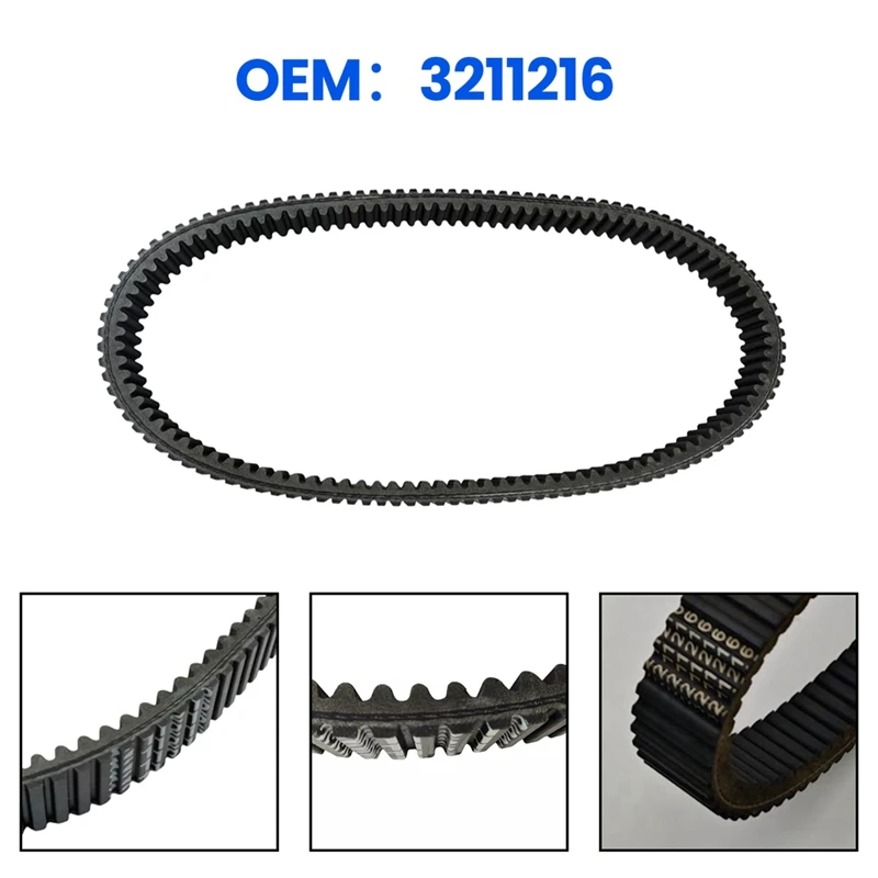 

A02Q-3211216 Drive Belt Fit For Polaris 2020-2024 850 RMK Khaos 155 INTL Snowmobile