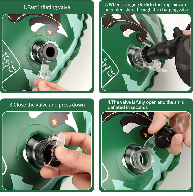 PVC 재질의 튼튼한 눈썰매, 어린이용 겨울 야외 썰매 스포츠, 재미있는 겨울 눈썰매