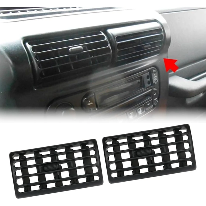 

Center Console Air Vent Grille for Jeep Wrangler TJ 1997-2006 New Arrivals in Stock