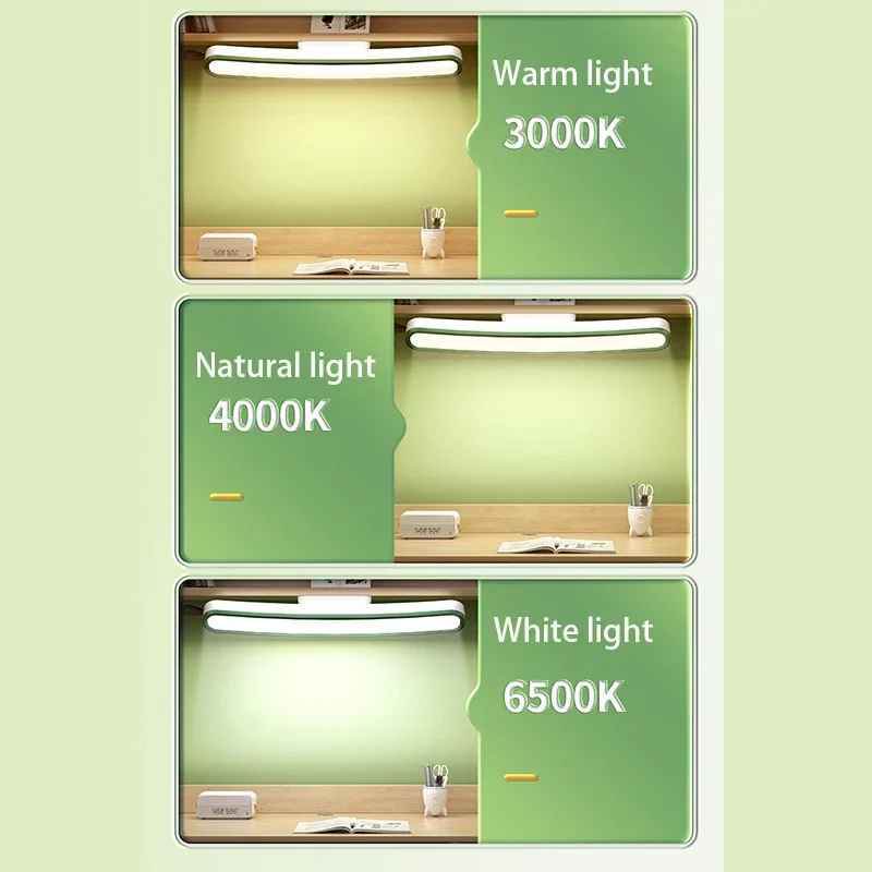 USB Recarregável LED Arc Desk Lâmpadas, Pendurado Magnético, Escurecimento Stepless, Vanity Lamp, Armário de quarto, Closet Night Reading Lights