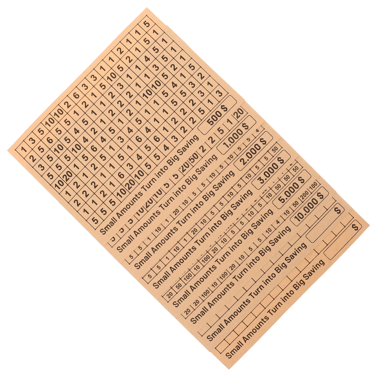 

2Sets DIY Money Saving Challenge Stickers Dollar Design Piggy Bank Track Charts Savings Goal Visualizer Adults Budget