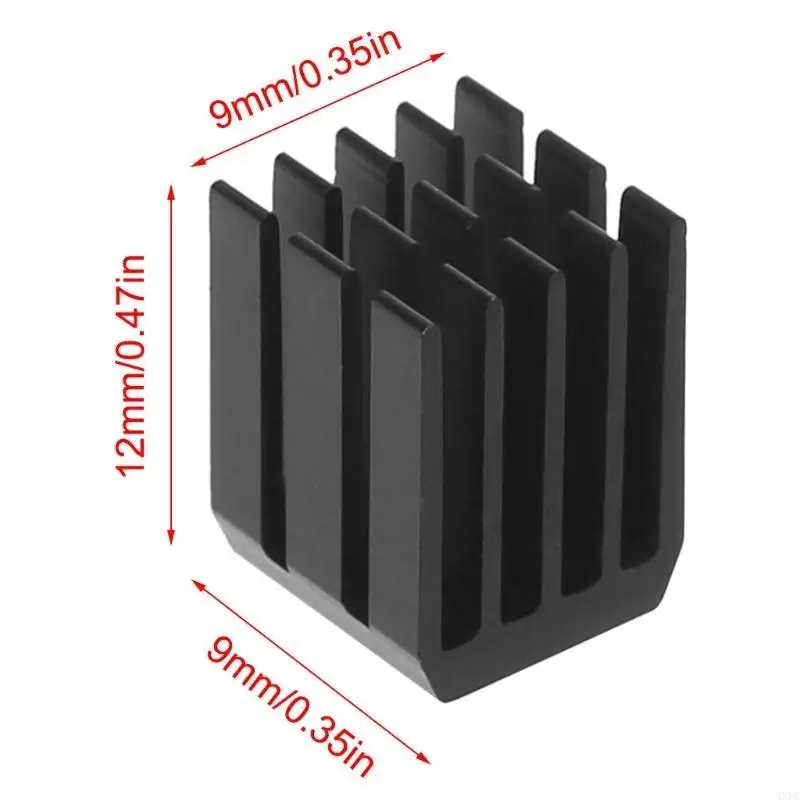 5 Pçs/set 9x9x12mm Chip de Dissipador de Calor de Refrigeração de Alumínio Ram-Radiador Dissipador de Calor Blocos Refrigerador