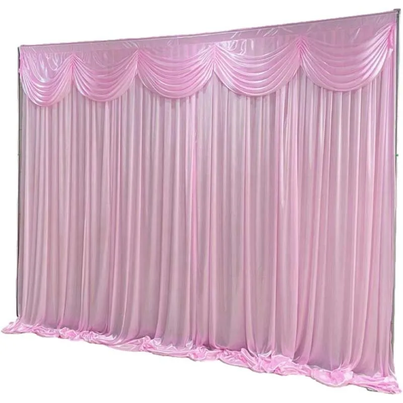 

Golden Curtains/Wedding Background Swing/Suitable for 3mx3m/3mx6m Wide Background/Banquet Party Decoration