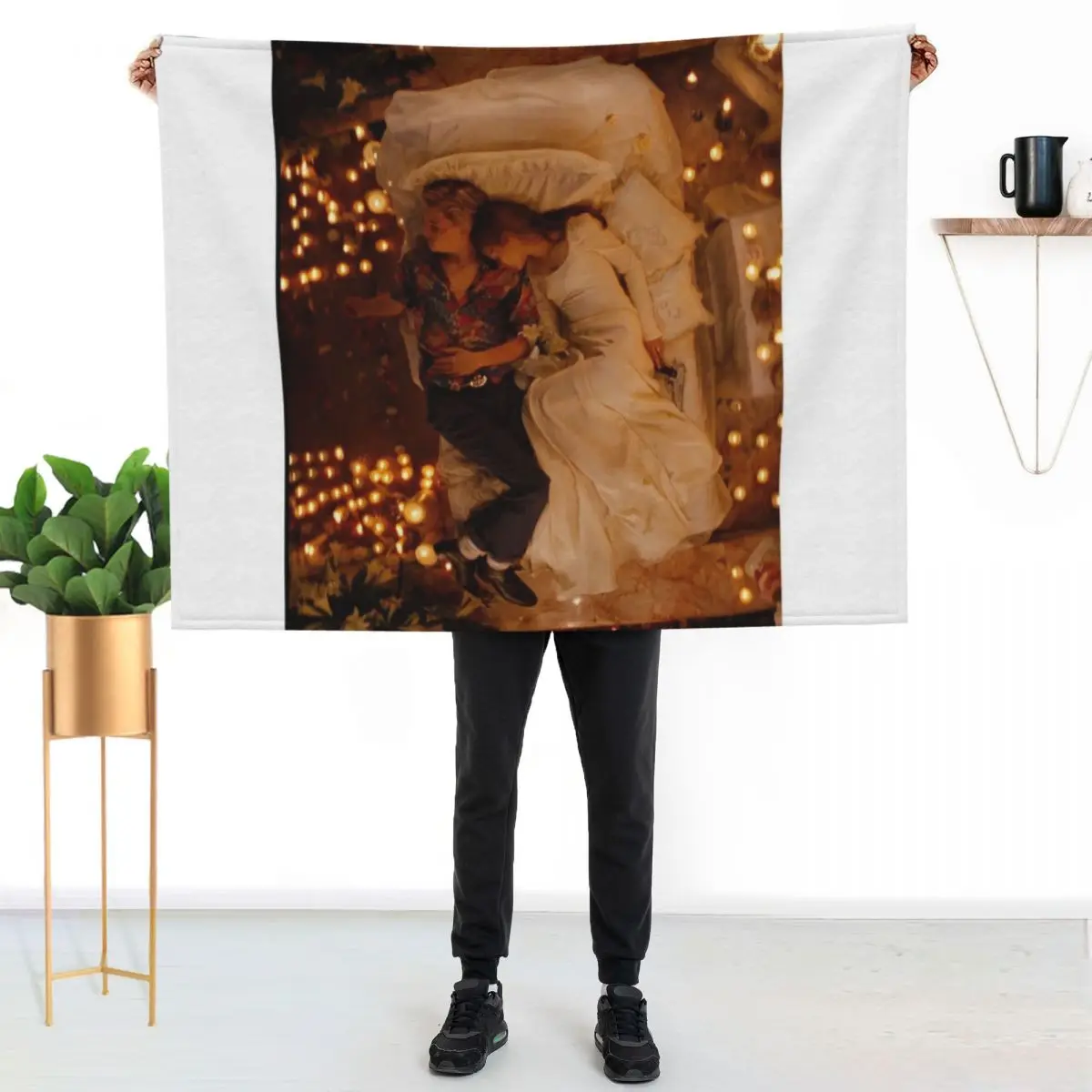 Romeo and juliet Throw Blanket Plaid on the sofa Tourist Soft Big anime Luxury Thicken Blankets Sofas Of Decoration Blankets