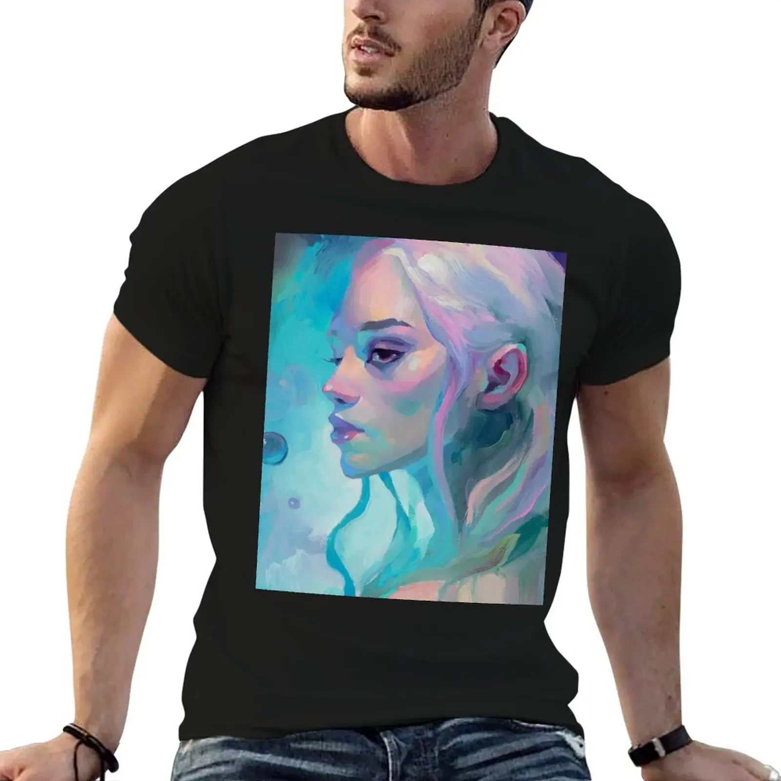 

Mermaid Dream T-Shirt vintage anime shirt new edition blue lock basketball graphic tees mens t shirt