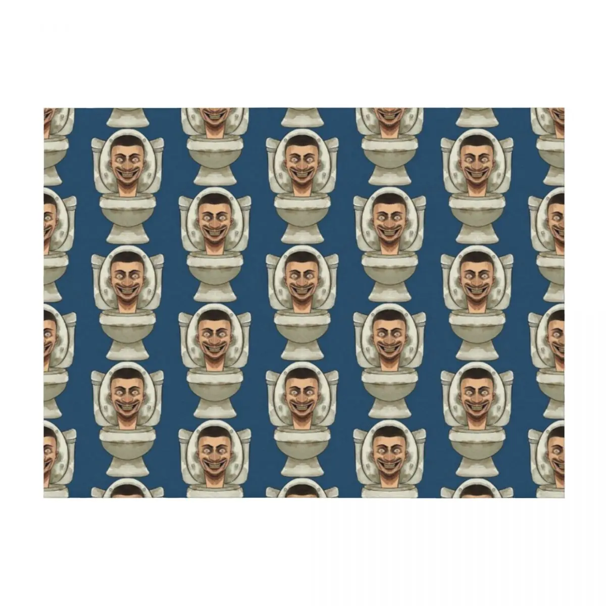 

skibidi toilet Throw Blanket Decorative Throw halloween Weighted Thermals For Travel Blankets