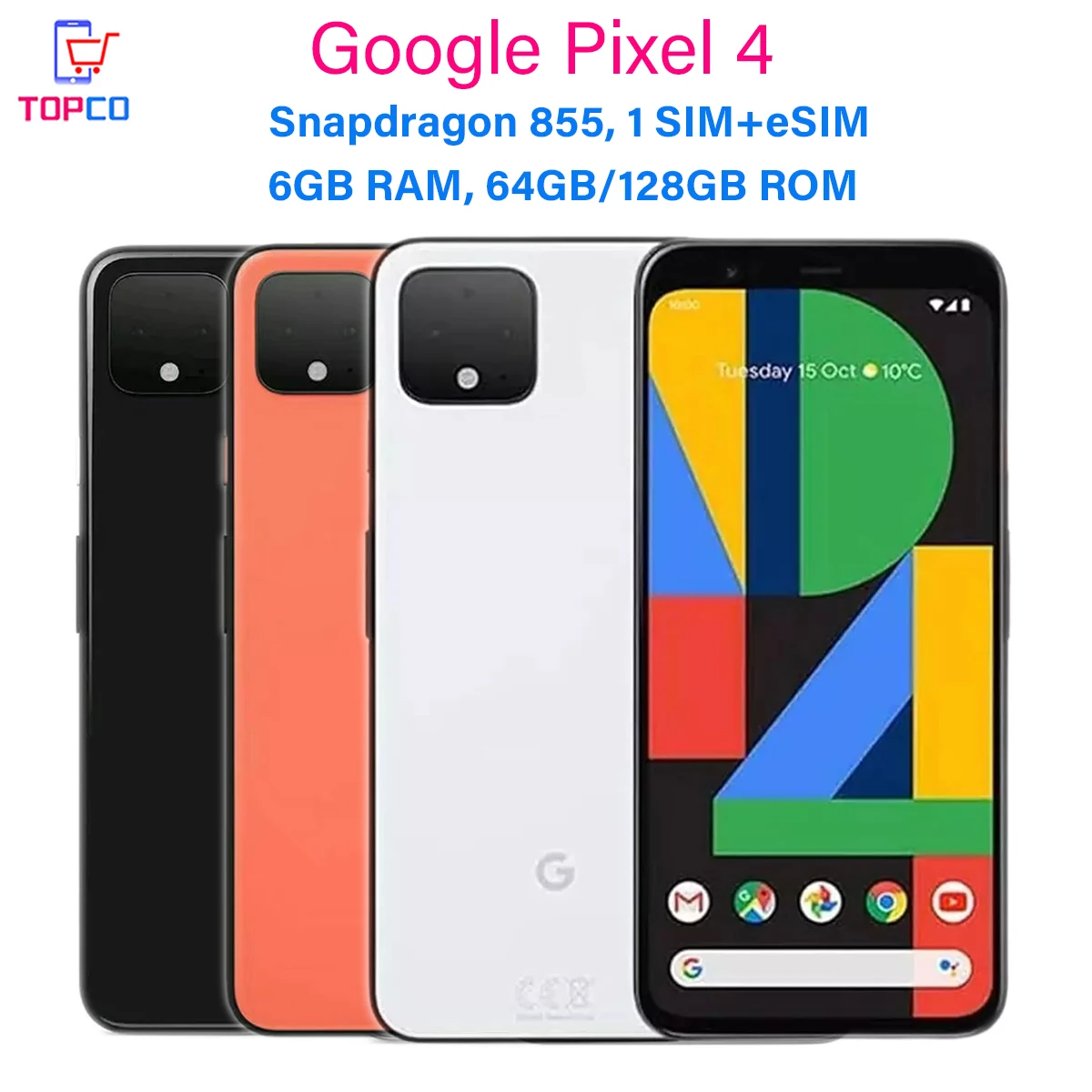 Google Pixel 4 64GB/128GB ROM 5.7