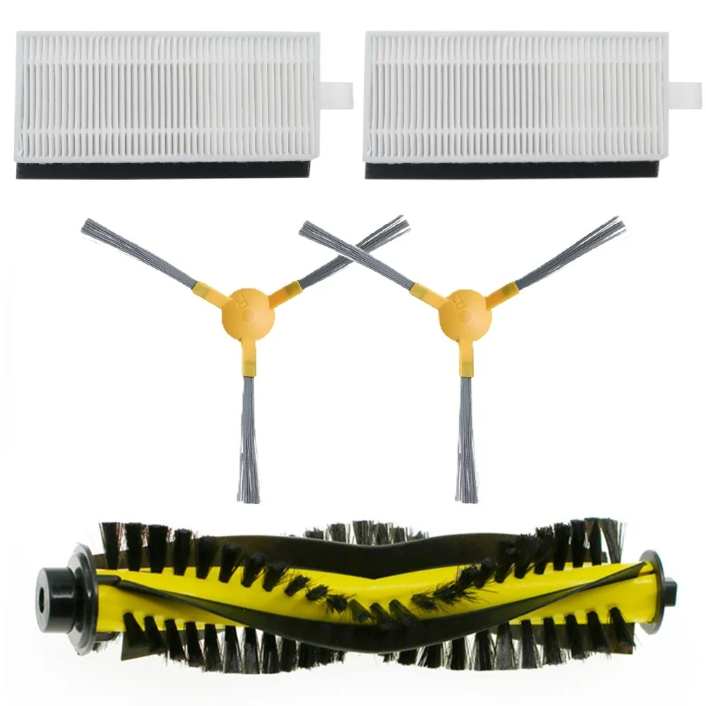 Accessories For Neatsvor X520 / X500 / X600 Pro / Tesvor X500 Robot Vacuum Cleaner, Main Brush Side Brush Hepa Filter Mop Cloth