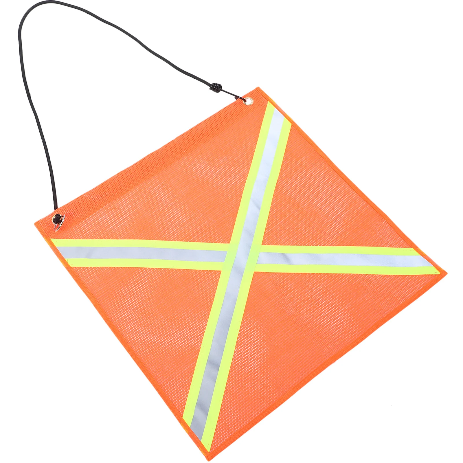 علم عاكس مقاوم للماء مادة PVC مقاومة لأشعة الشمس للمقطورة تعزيز الرؤية الخلفية للسلامة الليلية تحذير القيادة