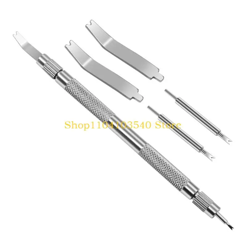 02DC Relógio Tool Spring Pine Needle Bar pose arquivada Pin Barrette Repare Watch Strap