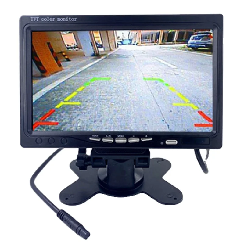 LaBu 7 Inch Car Mirror Screen Night Vision Rear View Back Up Camera Display TFT LCD Car TV Monitor Truck Tarking System