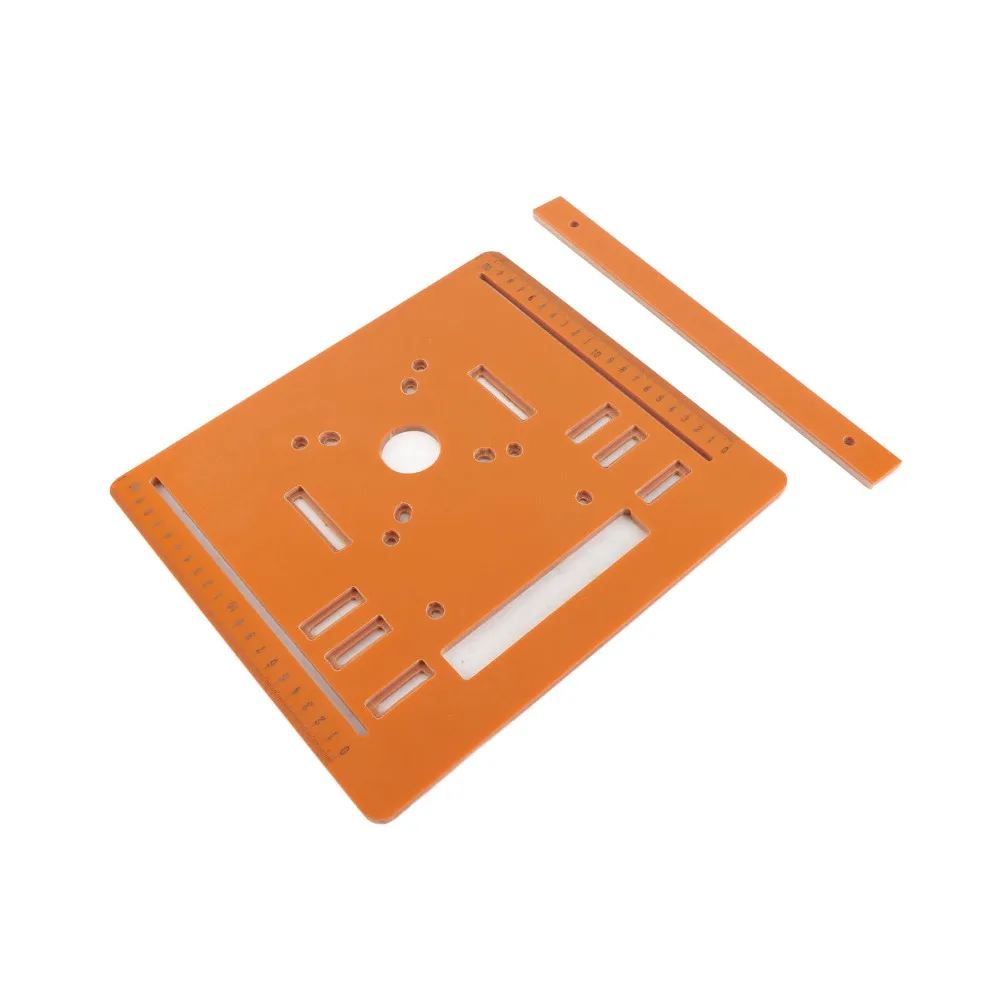 Precision Wear Resistant Cutting Machine Base Plate 28cmx25cm Positioning Board Circular Saw Guide Industrial Drawing