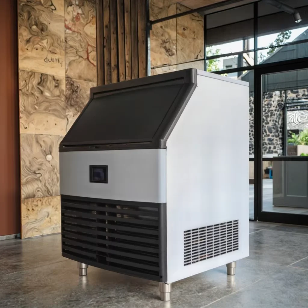 

Commercial Hotel Household Outdoor Ice Cube Machine New Design 120KG/24h Water Tap Bottled Sheet Metal Fabrication