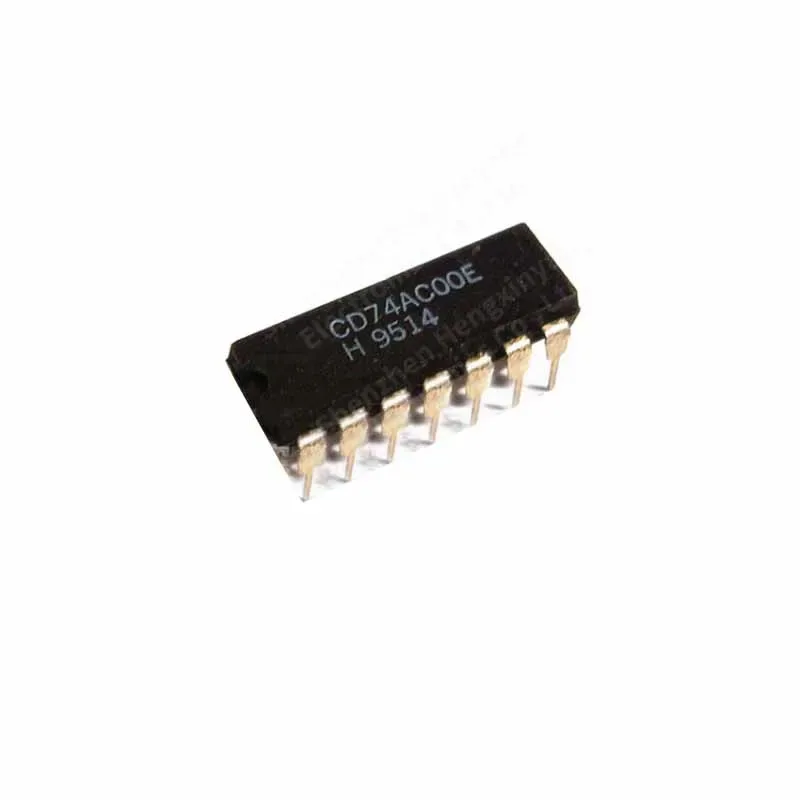 رقاقة بوابة منطقية للعاكس DIP-14 حزمة CD74AC00E