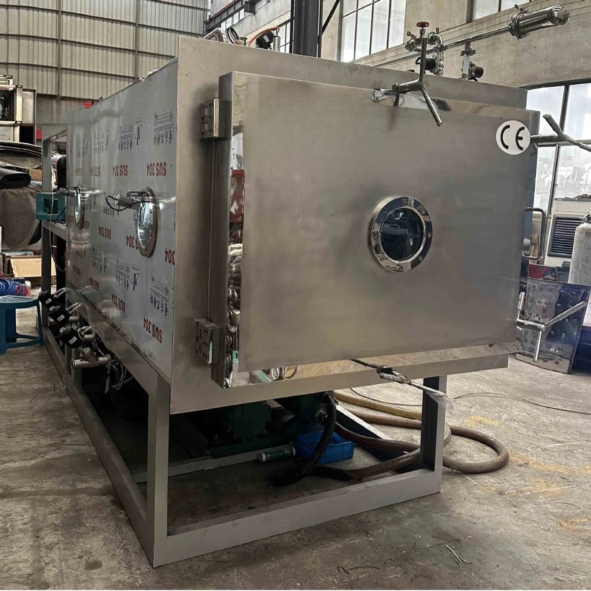 40 مللي متر الغذاء الفاكهة الخضار الشاي فراغ كبير المنتجات الصيدلانية التجارية مجفف التجميد #4