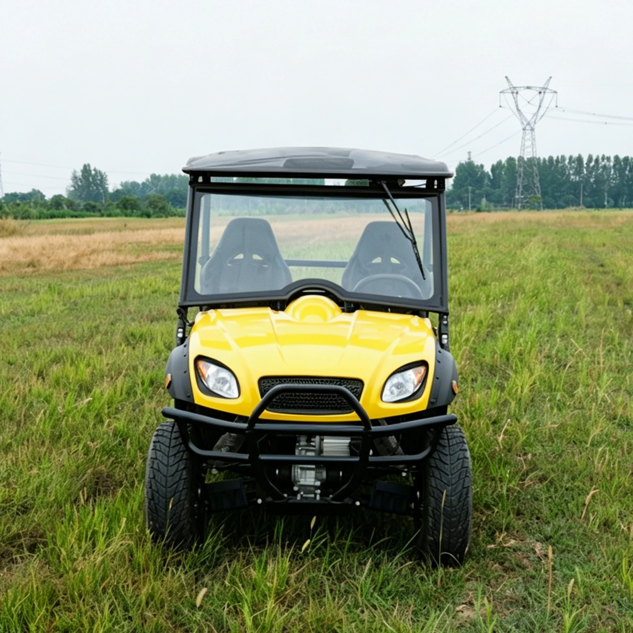 SXLL 10KW 4WD Automatic Electric UTV Utility Patrol Vehicle Security Cart 300-400kg Payload for Resort Community Estate Service