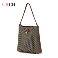 CHCH Tote Bag Marca Mujer Nuevo bolso de almacenamiento minimalista de PVC para mujer