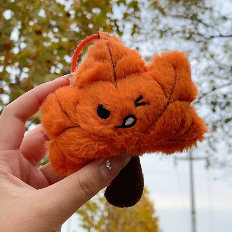 أفخم مابل ليف المفاتيح حقيبة جديدة سحر سيارة كيرينغ لطيف المفاتيح لحقائب اليد ، حقائب الظهر ، محافظ الخريف مجوهرات هدايا للنساء #6