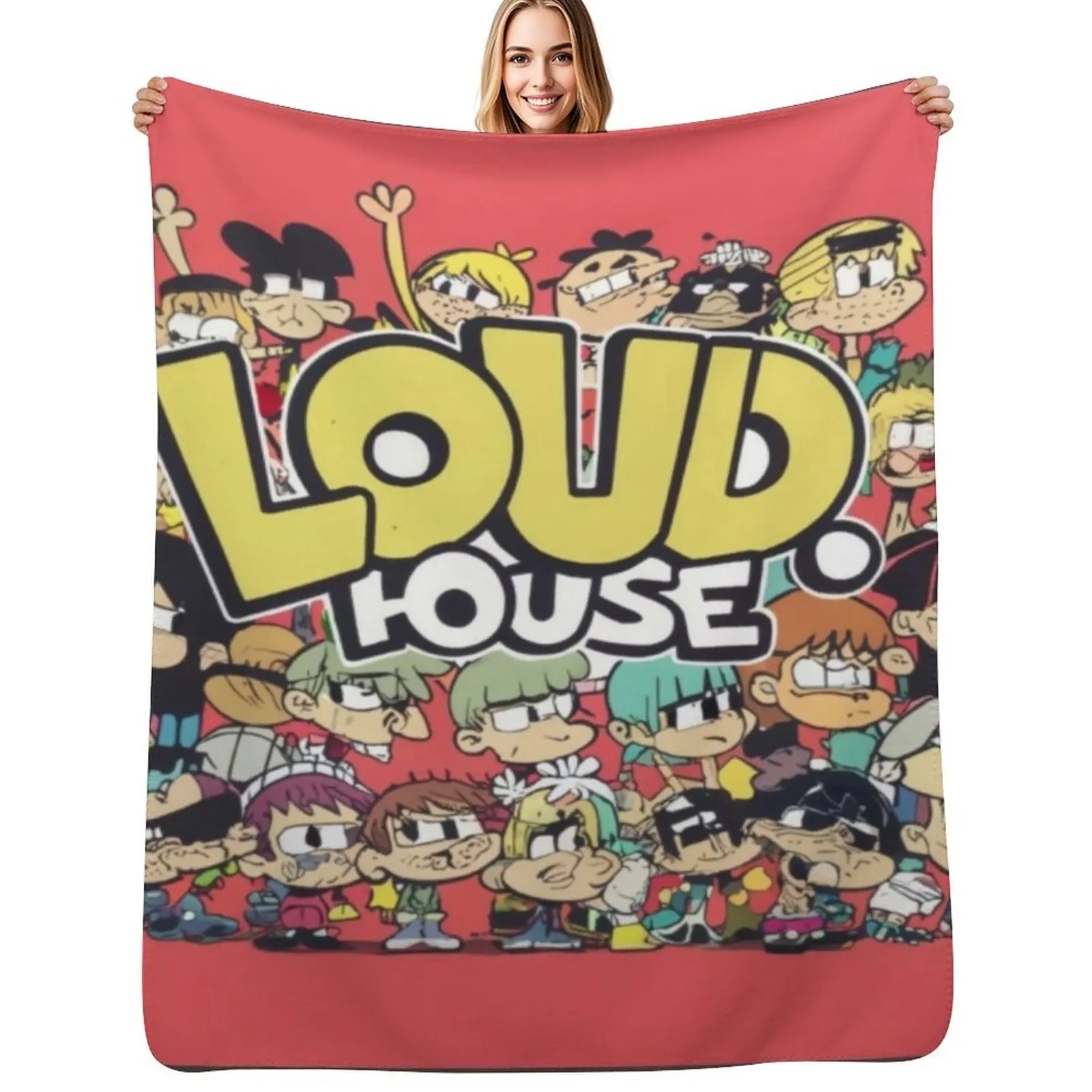 Manta Lavable a Máquina Loud House, Suave y Cálida