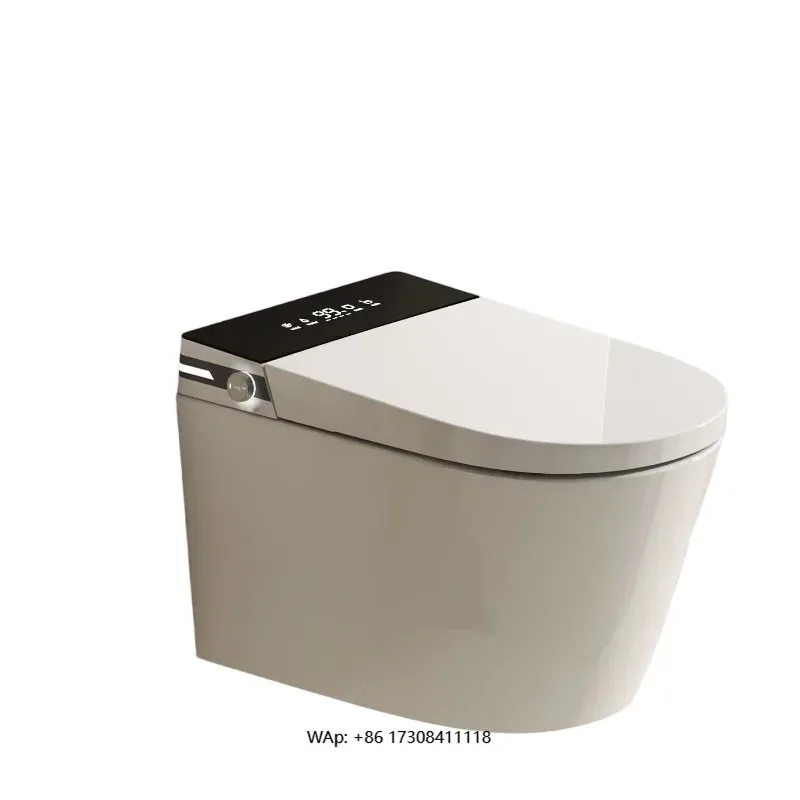 

Luxury Heated Seat Smart Toilet Automatic Cover One Piece Floor Mounted Smart Intelligent Toilets for Bathroom