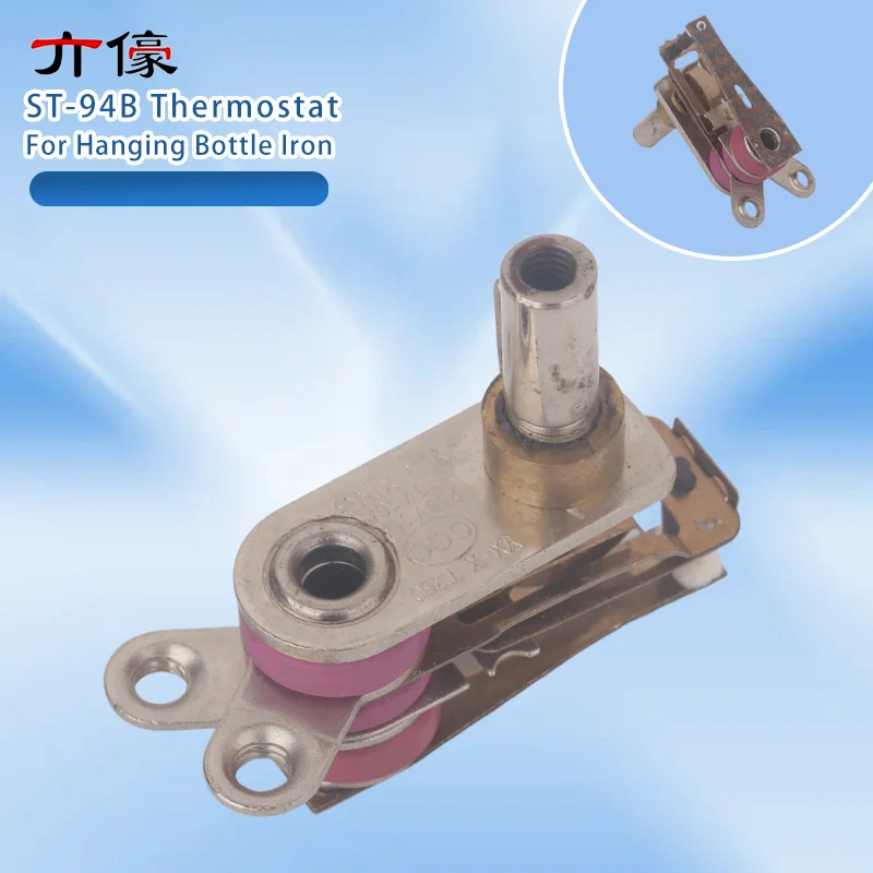 94B Bottle Steam Iron Thermostat Temperature Control Switch with Knob,Universal Industrial Iron Replacement Parts