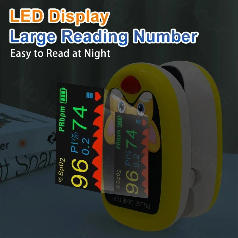 AJC USB digital oximeter of fingers Blood Oxygen Monitor pediatric oximeter adult rechargeable oximeter OLED Home Medica