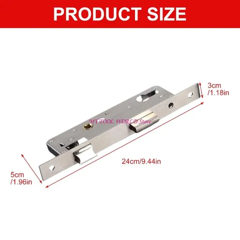 Case verrouillage porte mortaise sécurité
