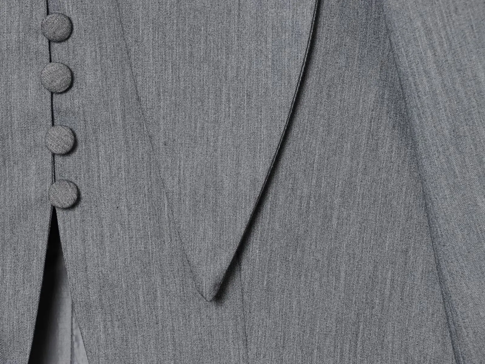 BSAY Damen Eleganter Blazer mit Schal-Reverskragen, Einreihig, Verdeckte Knöpfe, Lange Ärmel, Einfarbig, Business-Casual-Anzugjacke – Detail 18