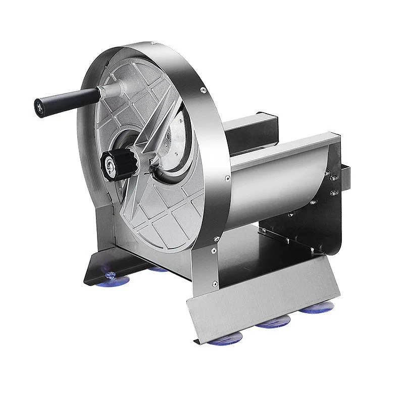 Stainless steel slicer manually cut lemon potatoes multi-functional commercial hand-cranked fruit and vegetable slicing artifact