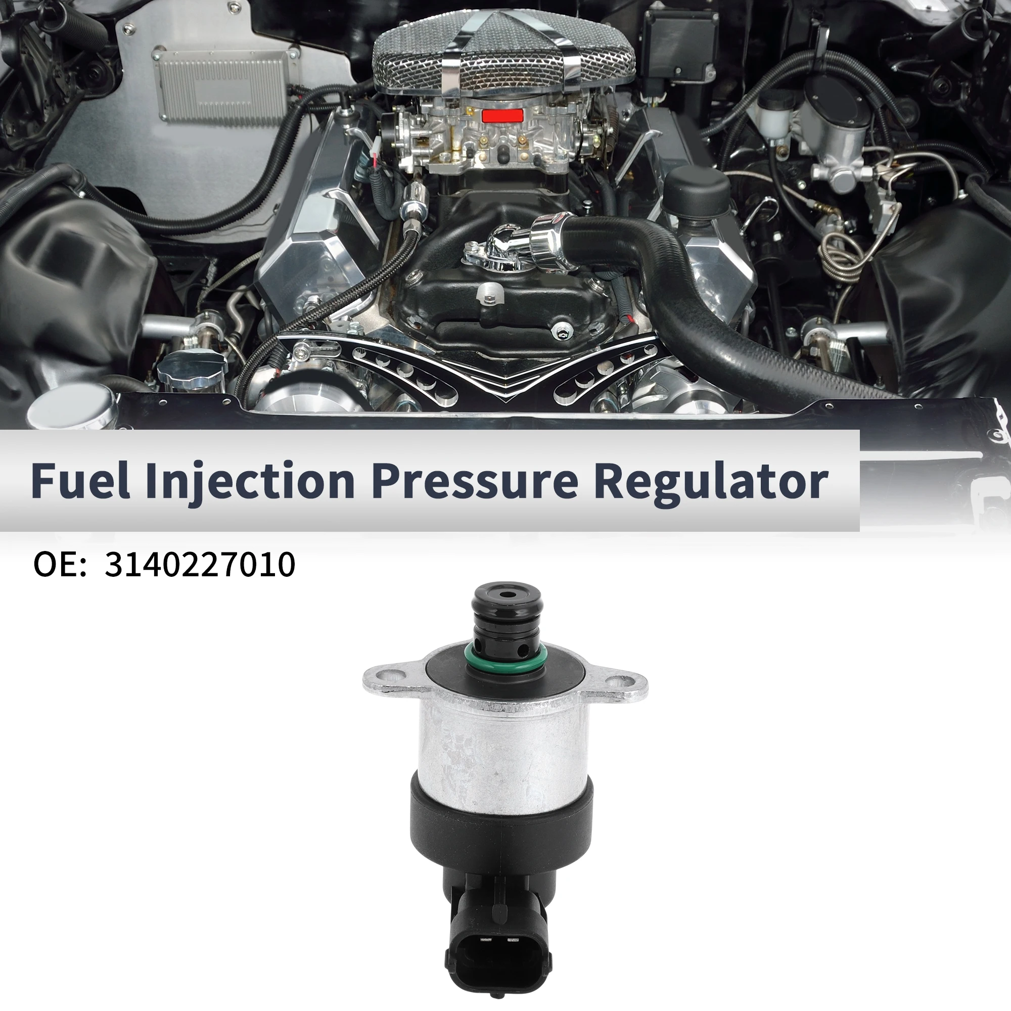 

UXCELL Fuel Pressure Regulator for Kia Carens Cerato Optima No.3140227010 Metal 1 Pc