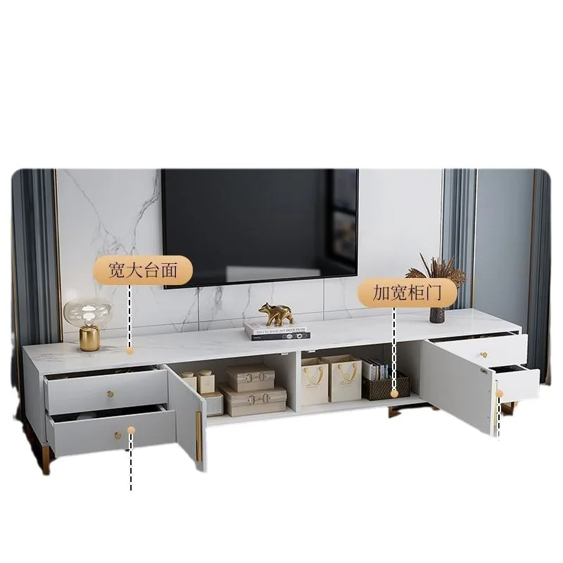 

ТВ-шкаф для гостиной, дома, маленькой квартиры, современный простой напольный светильник, роскошный журнальный столик