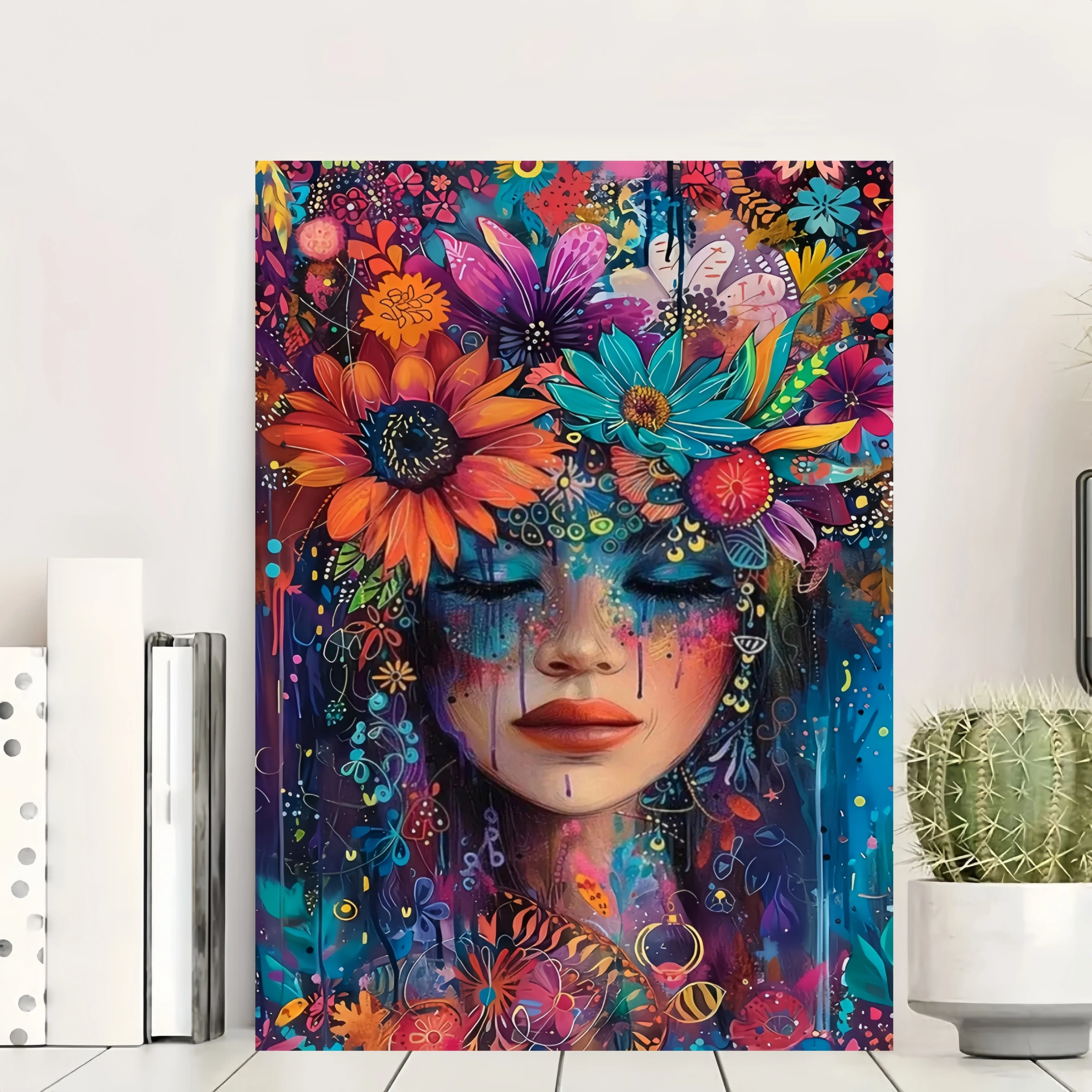 300/500/1000 Stück Papierpuzzle mit Blumenmotiv für Erwachsene, Anfänger, lustige Familienaktivitäten, Geburtstagsgeschenk für Kinder ab 14 Jahren