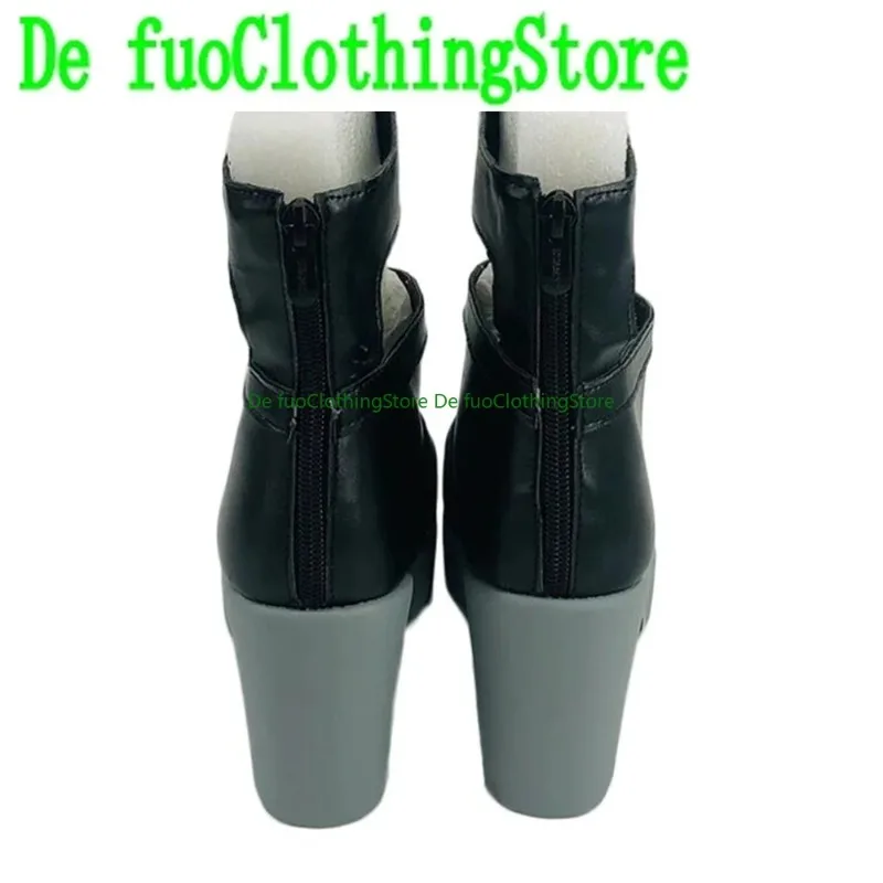 Defuo Blue Archive Ako Amau Cosplay Schuhe Stiefel GameAnime Spiel Rollenspiel Halloween Party Requisiten Schuhe Stiefel