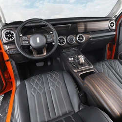 For GWM Great Wall Tank 300 2022 2023 ABS Wood grain Car Air outlet glass switch steering wheel shift trim frame accessories